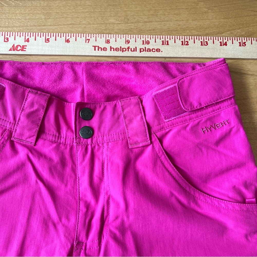 ❤️SOLD❤️ THE NORTH FACE HYVENT SKI SNOW PANTS WOMENS BARBIECORE PINK XS - Picture 8 of 12